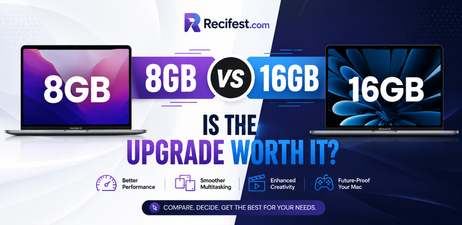 8GB vs 16GB MacBook: Is the Upgrade Worth It? 8GB vs 16GB MacBook Is the Upgrade Worth It